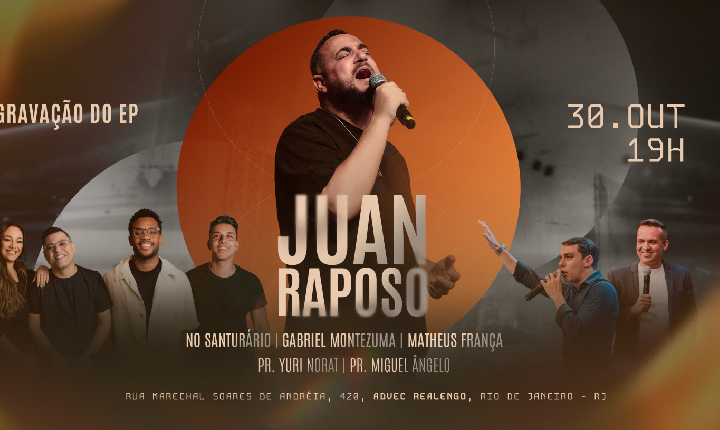 Com dez anos de carreira, Juan Raposo anuncia gravação de novo EP pela Purpose Music