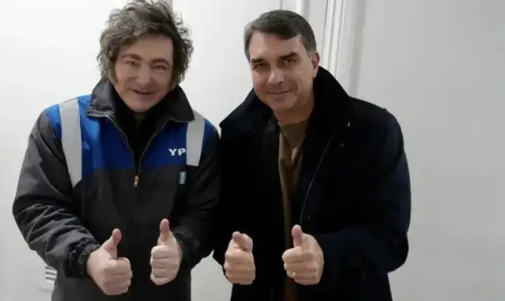 Em visita ao Brasil, Milei vai se encontrar com Tarcísio e participar de convenção de Flávio