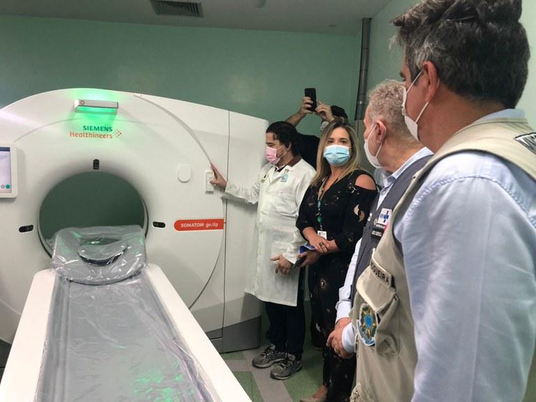 Ministério da Saúde entrega tomógrafo e outros equipamentos ao Piauí