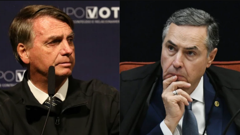Barroso cometeu crime ao atuar contra o voto impresso, afirma Bolsonaro