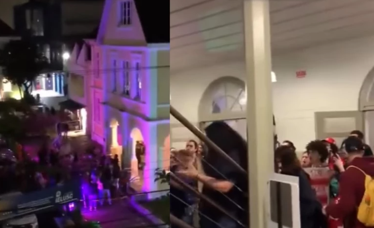 Ato em faculdade interrompe culto de oração na Igreja da Paz