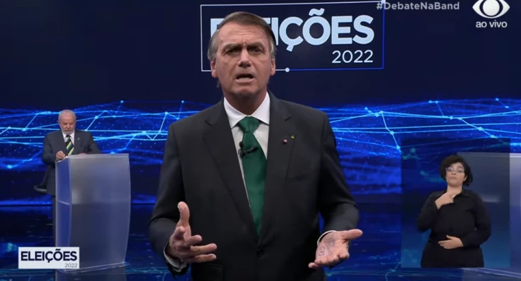 Bolsonaro encerra debate falando que quer um país livre