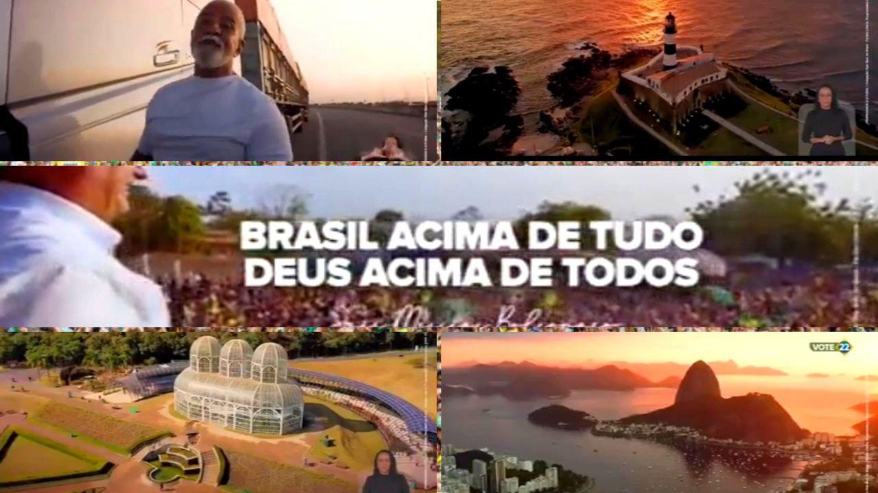 Em última propaganda, Bolsonaro exalta pátria brasileira