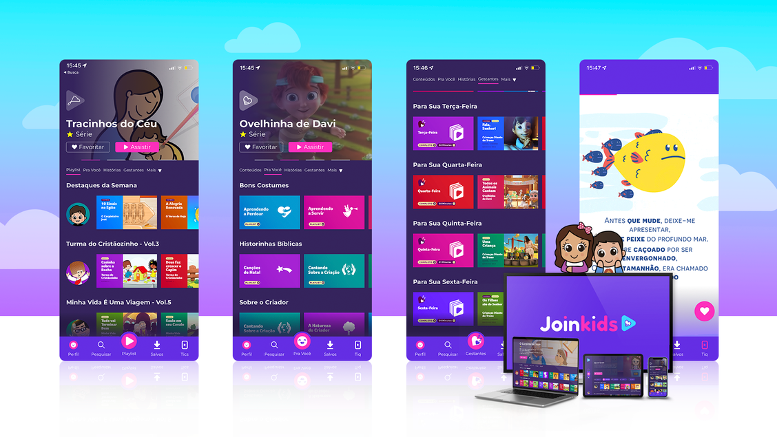 JoinKids promove super live no relançamento de seu aplicativo de vídeos cristãos para crianças