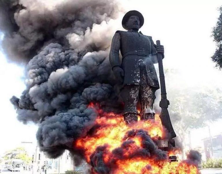Justiça condena motoboy por incendiar estátua de Borba Gato