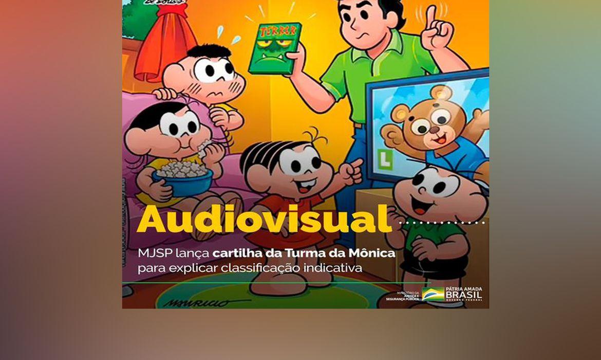 MJSP lança gibi da Turma da Mônica sobre classificação indicativa