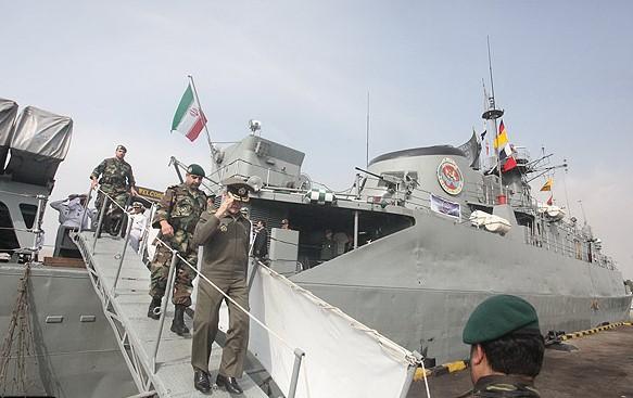 Navios de guerra do Irã atracam em porto brasileiro