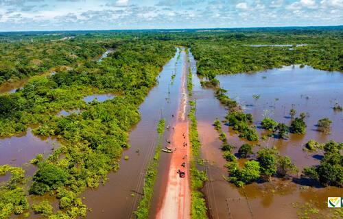 BR’s permanecem interditadas em razão das fortes chuvas