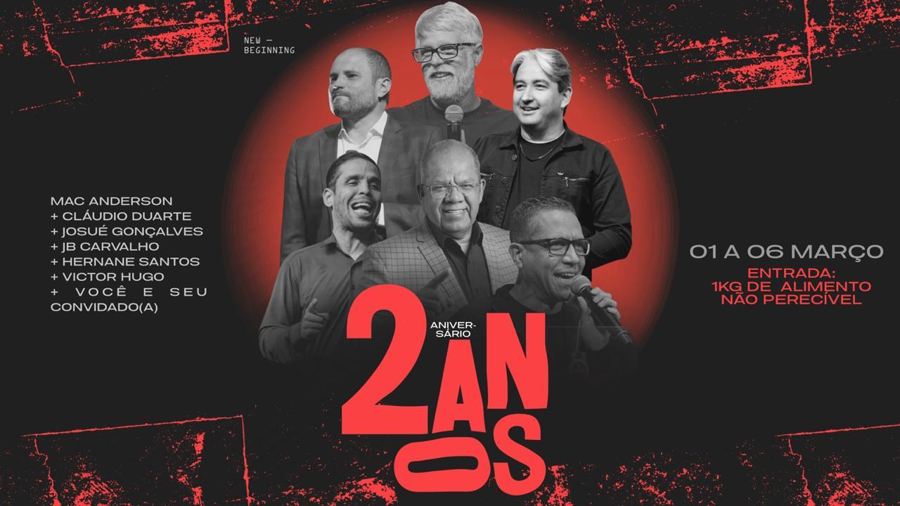 Family Church realiza conferência em comemoração a aniversário; Cláudio Duarte está entre os convidados