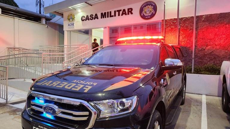 PF faz operação contra cúpula do governo do Acre por corrupção