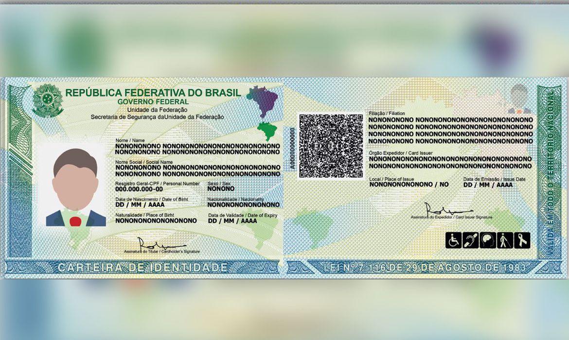 Nova carteira de identidade não terá campo ‘sexo’ nem distinção entre ‘nome’ e ‘nome social’, diz governo