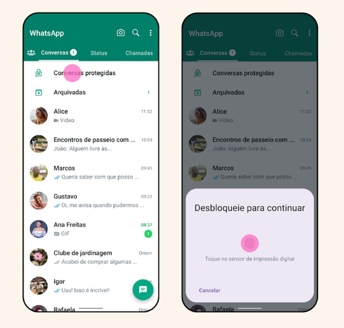 WhatsApp terá novo recurso para proteger conversas. Saiba como ferramenta funcionará