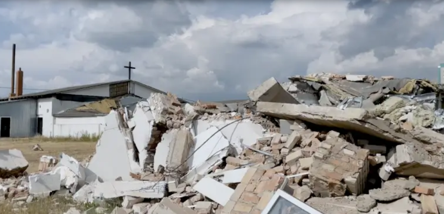 Igreja é demolida na Bielorrússia