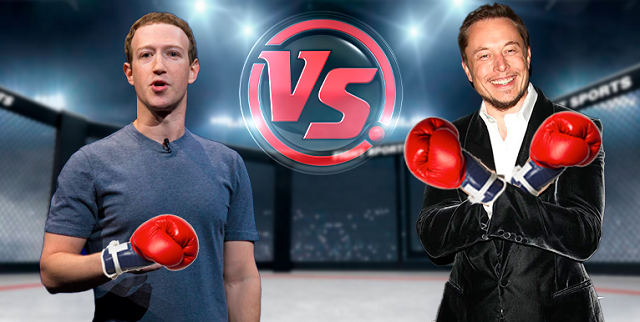 Elon Musk diz que luta contra Mark Zuckerberg será em ‘local épico’