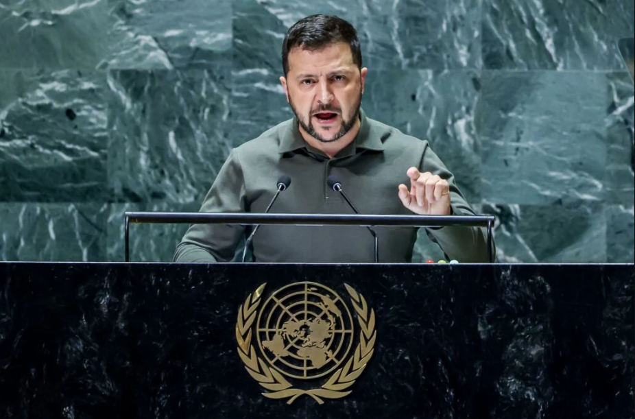 Zelensky defende saída da Rússia da ONU e punição para genocídio
