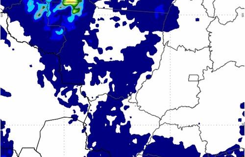 Volumes de chuva mais expressivos são esperados na região Sul ao longo da semana