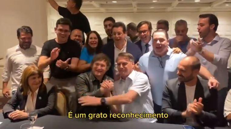 Bolsonaro e Milei se encontram na Argentina