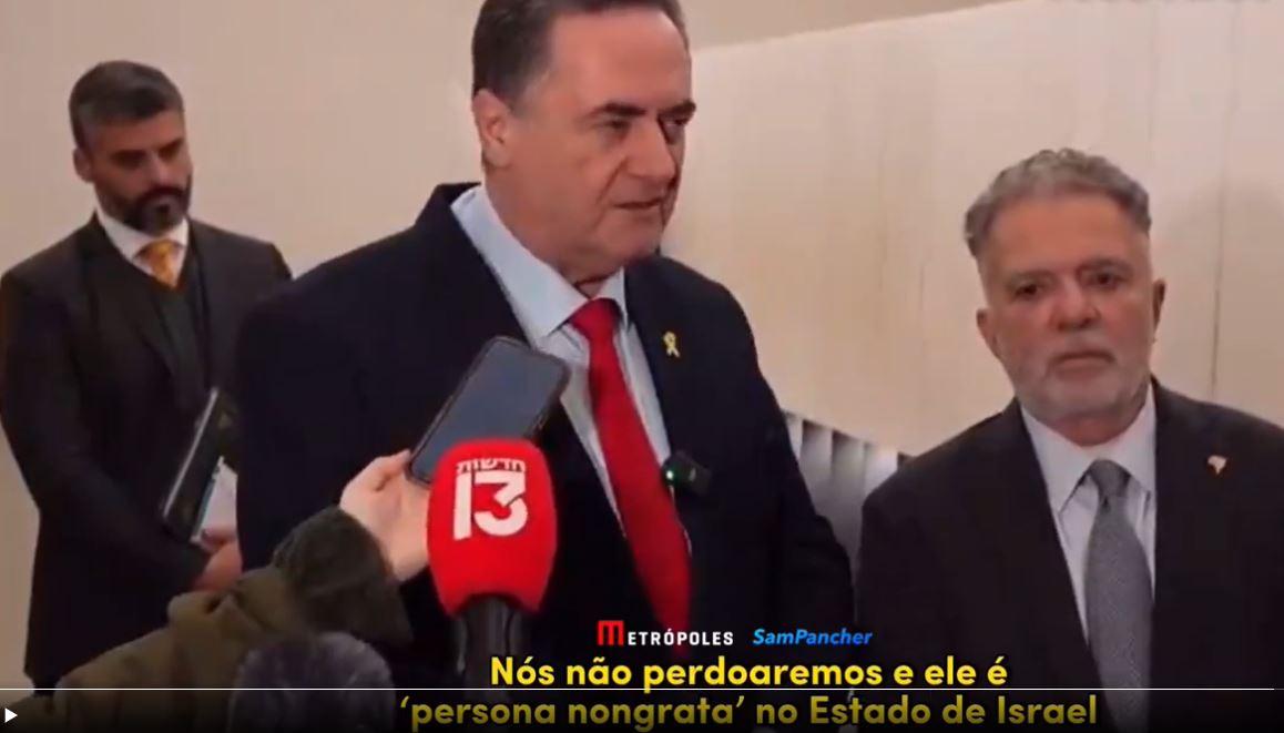 Israel declara Lula como ‘persona non grata’ por fala sobre holocausto