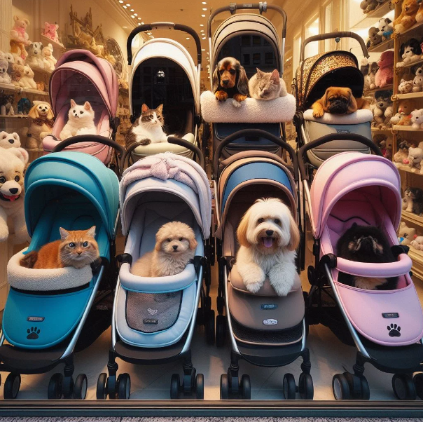 Pela Primeira Vez, Carrinhos De Animais De Estimação Superam Os De Bebê Na Coreia Do Sul