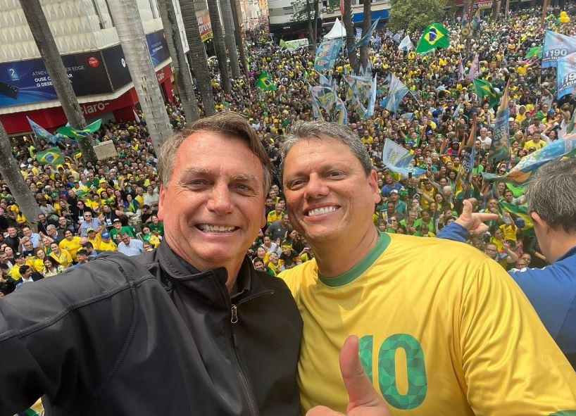 Tarcísio confirma: vai à manifestação em apoio a Bolsonaro