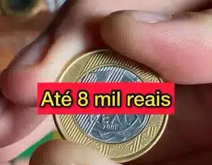 Moeda rara de R$ 1 pode valer até R$ 8 mil