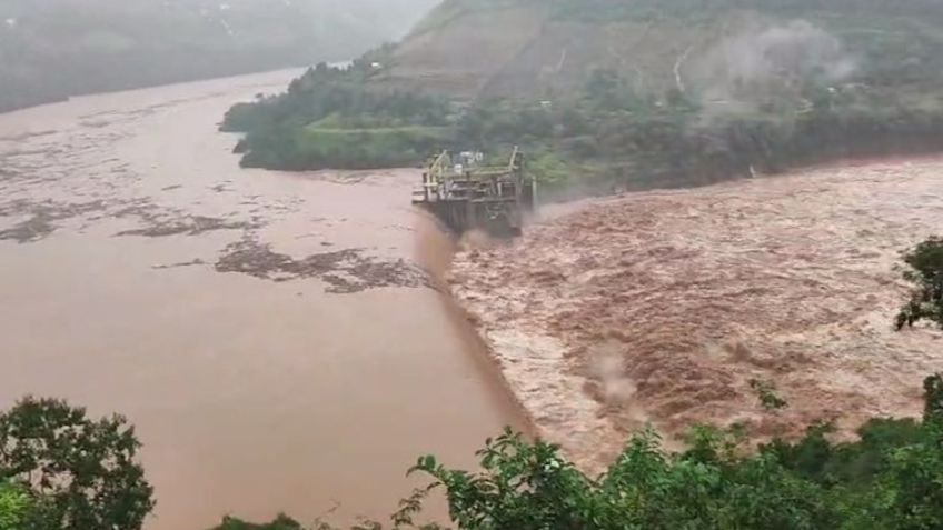 Barragem rompe no Rio Grande do Sul