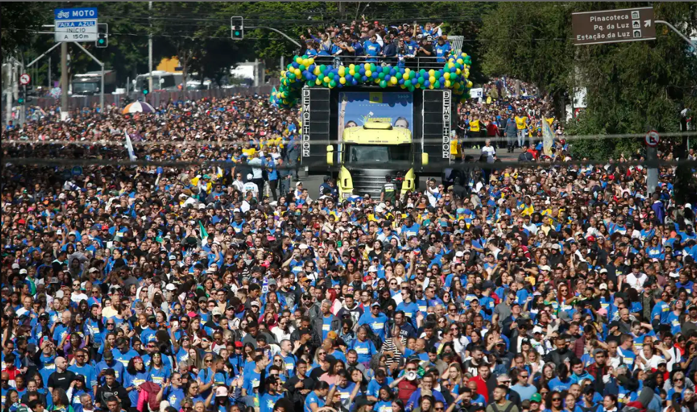 Marcha Para Jesus Reúne Milhares De Fiéis No Centro De São Paulo