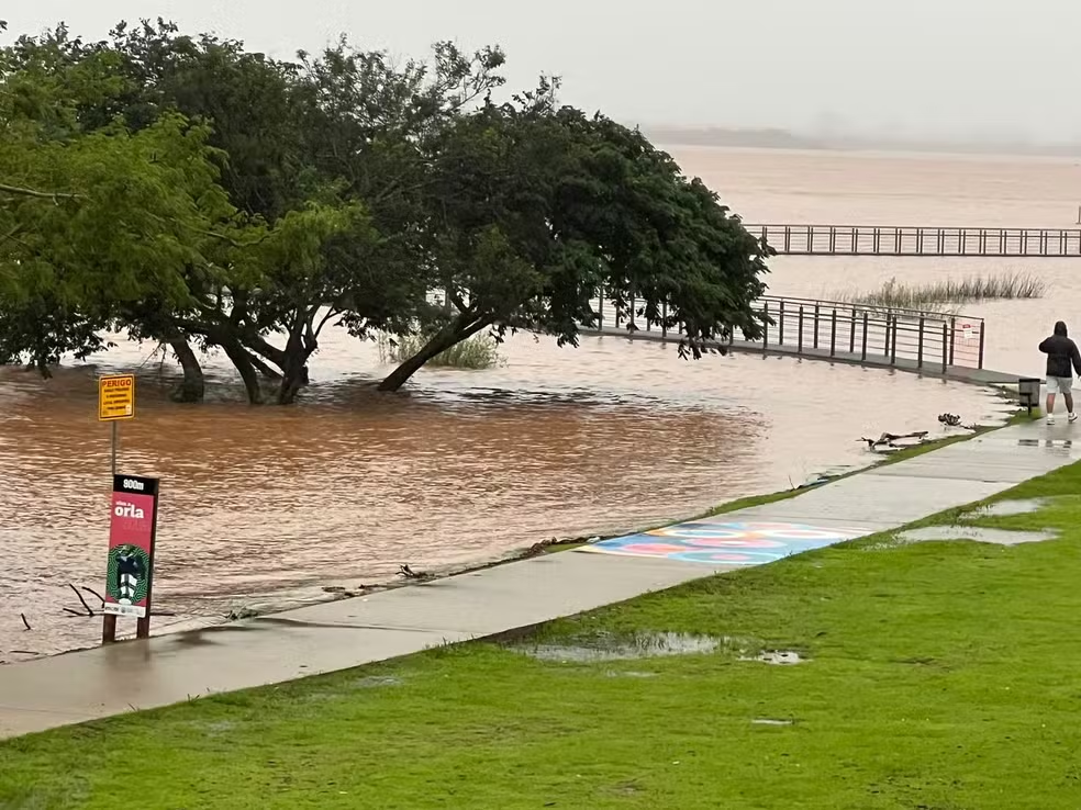 RS: Nível Do Guaíba Cai Para Menos De 4 Metros Pela 1ª Vez Em 19 Dias