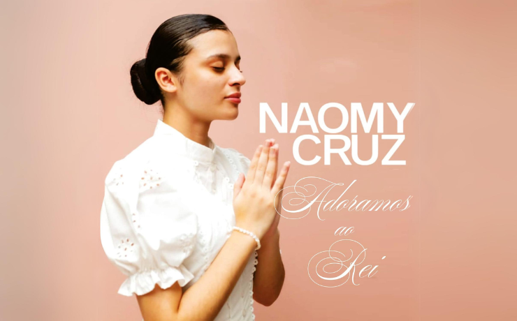Naomy Cruz canta com profundidade a canção “Adoramos ao Rei”