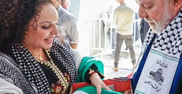 Lula veste lenço palestino com frase usada pelo grupo terrorista Hamas