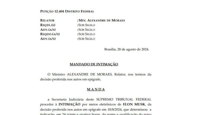 Moraes intima Musk e volta a falar em suspensão do X
