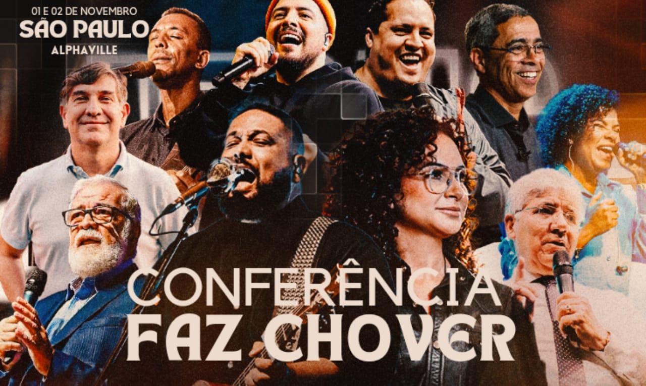 Imperdível! Conferência Faz Chover em São Paulo nos dias 1 e 2 de novembro