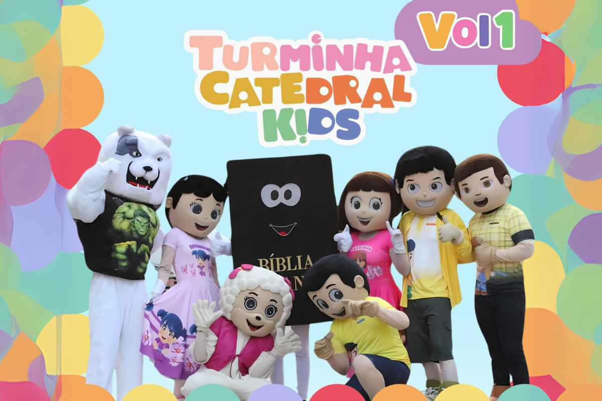 Turminha Catedral Kids estreia primeiro álbum com mensagens bíblicas para crianças