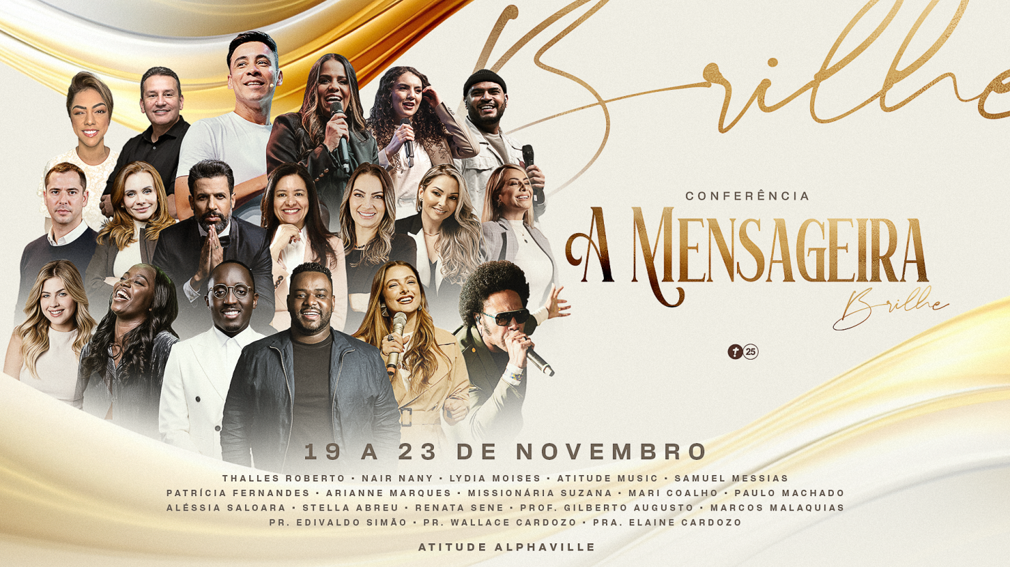 Conferência A Mensageira 2025: “Da dor ao propósito. Do silêncio à voz. Do ordinário ao extraordinário”