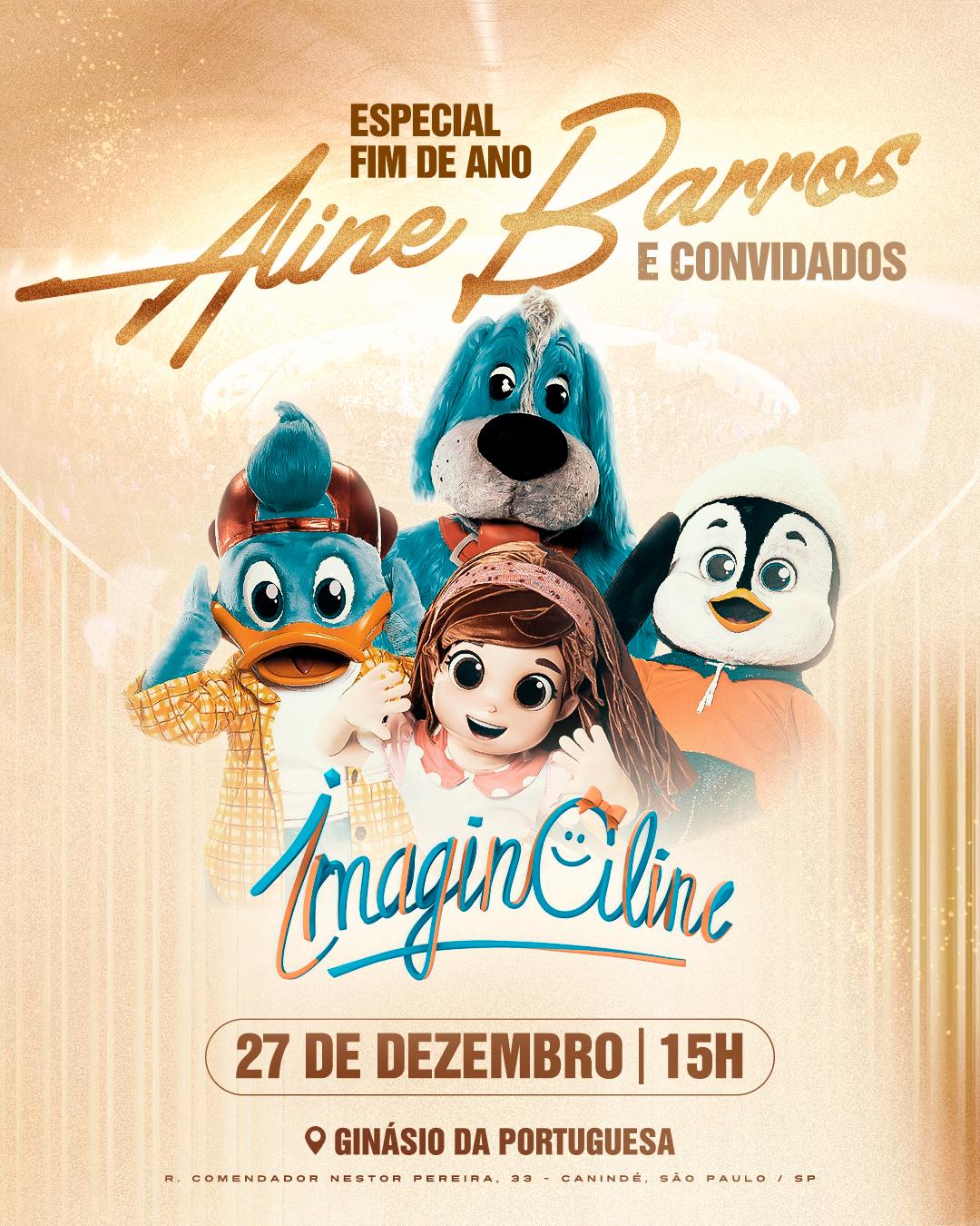 ImaginAline faz show gratuito no Ginásio da Portuguesa