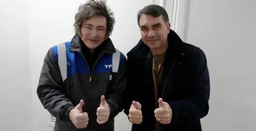 Em visita ao Brasil, Milei vai se encontrar com Tarcísio e participar de convenção de Flávio