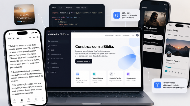 YouVersion abre de graça a tecnologia por trás do Aplicativo Bíblico mais baixado do mundo